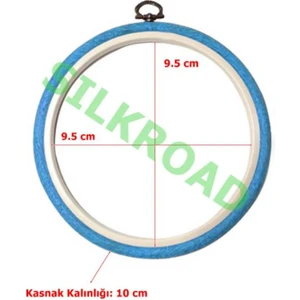 Yuvarlak Mavi Plastik Pano Kasnağı