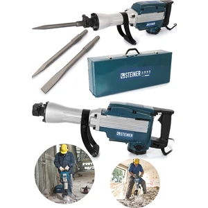 Alman Profesyonel 5200 Watt Elektrikli 16 kg 58 Joule Kırıcı Delici Hilti 65MM + Kesici ve Kırıcı Uç