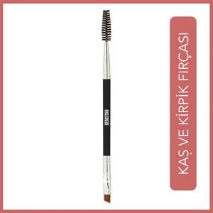Professional Duo Eyebrow Brush Çift Taraflı Eyeliner Ve Kaş Kirpik Fırçası No:41