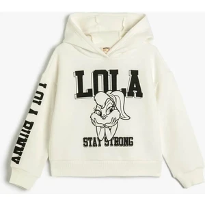 Koton Kız Çocuk Sweatshirt Ekru 4WKG10527AK