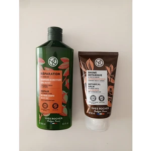 Yves Rocher Yıpranmış Saçlar Için Onarıcı Ikili Set Onarıcı Şampuan ve Jojoba Saç Bakım Kremi