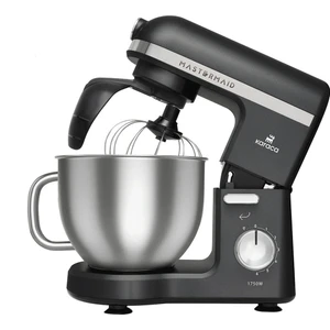 Pro Çift Kollu Mastermaid Chef  Stand Mikser 1750 W Yüksek Motor Gücü , Hamur Kancası, Balon Çırpıcı ve Düz Çırpıcı