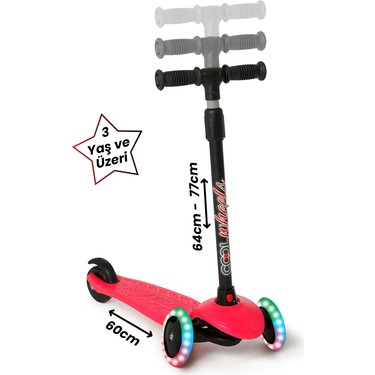 Furkan Toys Cool Wheels Işıklı 3 Tekerlekli Çocuk Scooter Fiyatı