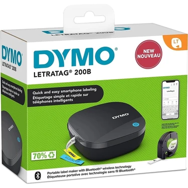 Dymo Etiket Makinesi Letratag 200B Bluetooth Bağlantılı