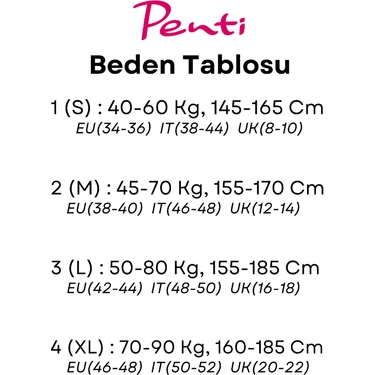 Penti Fit 15 Den Parlak Ince Külotlu Çorap Siyah (500) - 4 Fiyatı