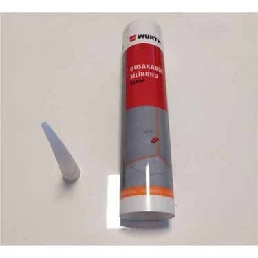 Würth Duşakabin Silikonu Şeffaf 310 ml Kristal Cam Özellikli Krom Malzeme ile