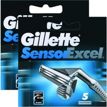 Gillette Sensor Excel 5'li Yedek Bıçak 2