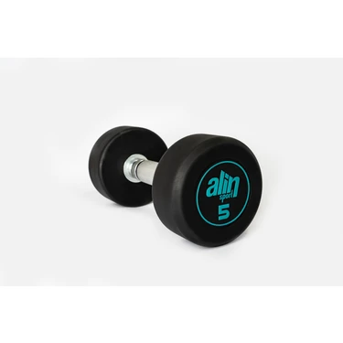 Alin Sport 5 KG Kauçuk Kaplı Profesyonel Olimpik DUMBBELL ( Dambıl