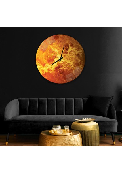 Venüs Cam Saat - 60 cm