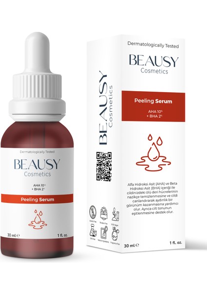 Canlandırıcı & Cilt Tonu Eşitleyici Aha & Bha Peeling Cilt Serumu 30ML (Aha 10% + Bha 2%) fiyatları