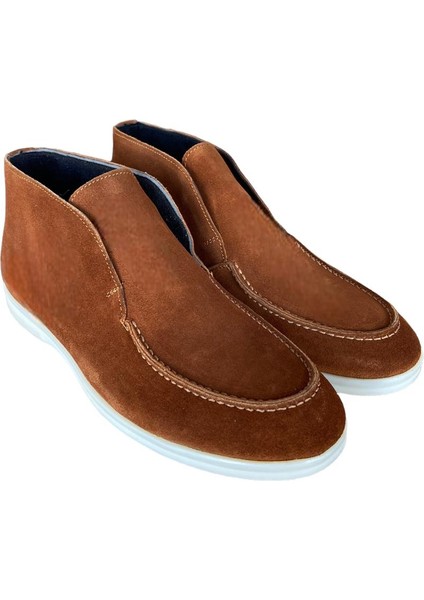 Hakiki Deri Kısa Klasik Erkek Bot TABA