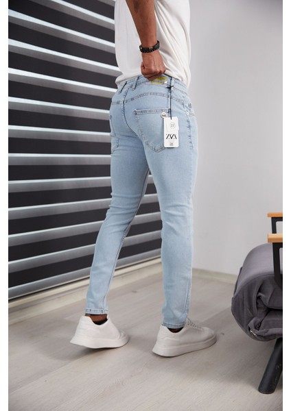 Mavi Kot Pantolon Slim Fit Likralı Renk Solması Yapmaz Yüksek Kaliteli Jeans Kot Pantolon modelleri