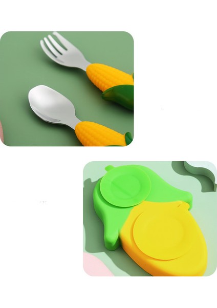 Mısır Figürlü Vakumlu Silikon Mama Tabağı, Silikon Saplı Çelik Uçlu Çatal ve Kaşık indirimleri