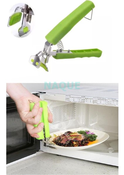 Mikrodalga Maşası Sıcak Yemek Kase Tutucu Tava Tepsi Maşa Kolu Tutucu Pense fırsatları