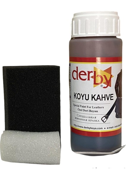 Koyu Kahverengi Deri Mont Ayakkabı Boyası