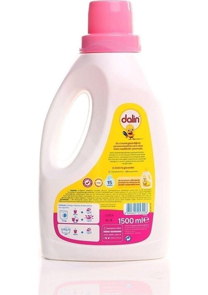 Düş Bahçesi Çamaşır Yumuşatıcısı 1500 ml 3 Adet Dalin Yumuşatıcı 1500