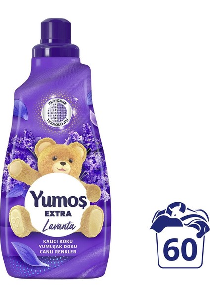 Extra Konsantre Çamaşır Yumuşatıcısı Lavanta 1440 ml 2 Adet