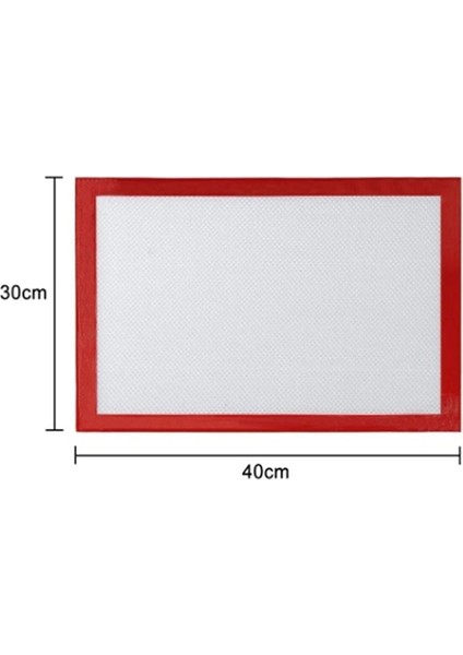 30X40 Fırınlanabilir Yıkanabilir Kendinden Yağlı Silikon Pişirme ve Hamur Açma Matı Silpatı