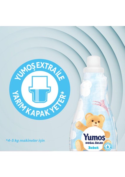 Doğal Özler Bebek Konsantre Çamaşır Yumuşatıcı 1200 ml 50 Yıkama 3 Adet modelleri