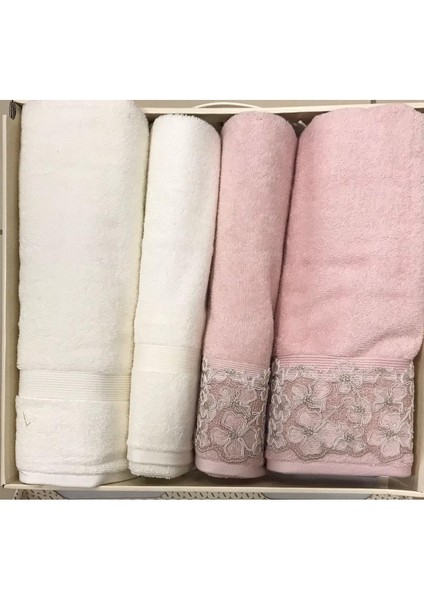 Begonvil Best Set Hamam Takımı Krem - Pudra