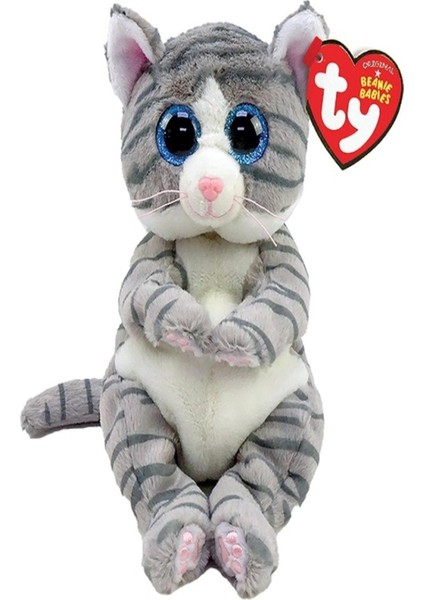 Ty Beanie Boos Ty Mıtzı Tabby Gri Kedi 20 cm Ty Mitzi 20