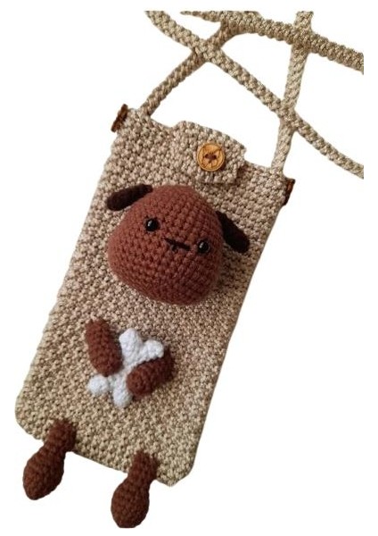 Amigurumi Köpekli Telefon Çantası fiyatları
