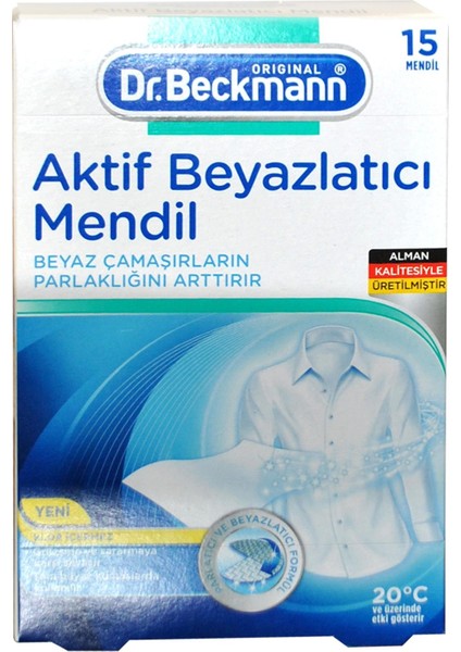 Dr.beckmann Aktif Beyazlatıcı Mendil 15 Adet Dr.beckmann