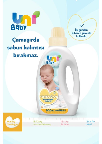 Uni Baby Yenidoğan Çamaşır Deterjanı Seti