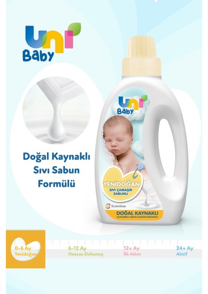 Uni Baby Yenidoğan Çamaşır Deterjanı Seti