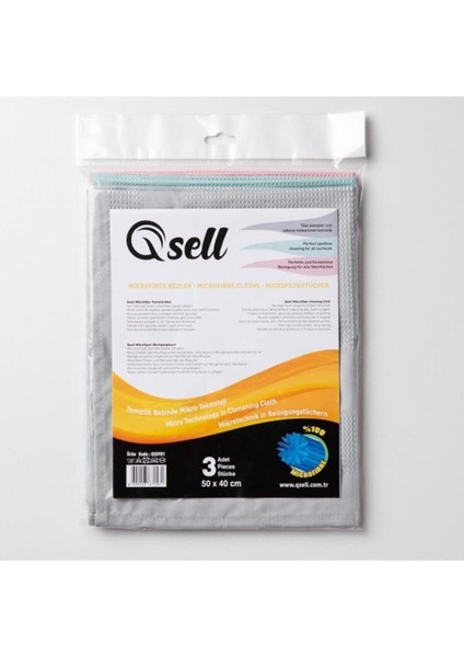 Mikrofiber Temizlik Bezi 3'lü Se