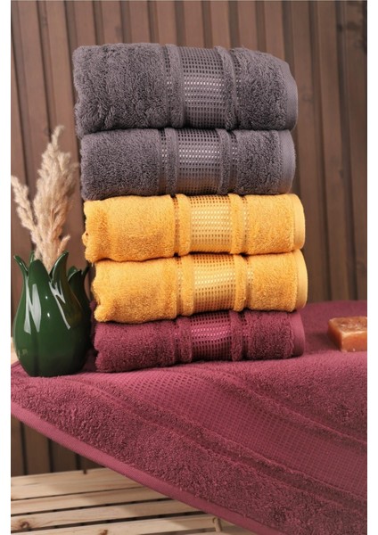 Colourist 6'lı Pamuklu Su Emiciliği Yüksek 50*90 El Yüz Havlusu fiyatları