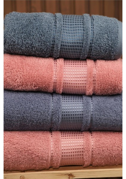 Colourist 4'lü Banyo Havlusu Hamam Seti