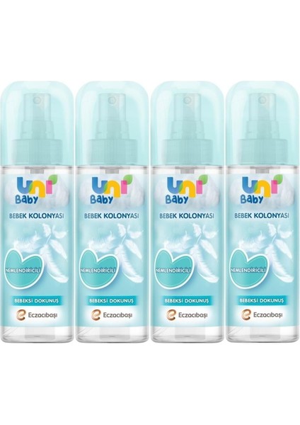 Bebek Kolonyası 150 ml Nemlendiricili/bebeksi Dokunuş (4 Lü Set)