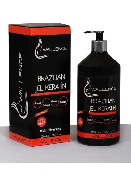 Süper Jel Keratin 1000-ML. Wallence Saç Bakımı