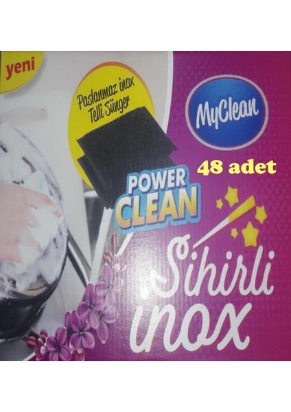 2li 24 Çift Power Master Inox Paslanmaz Çelik Işlemeli Magic Force Bulaşık Sünger fiyatları