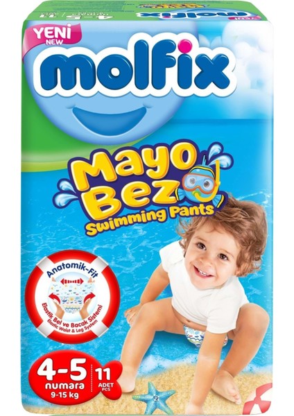 Swimming Pants (Mayo Bez) Beden:4-5 (9-15KG) 44 Adet fiyatları