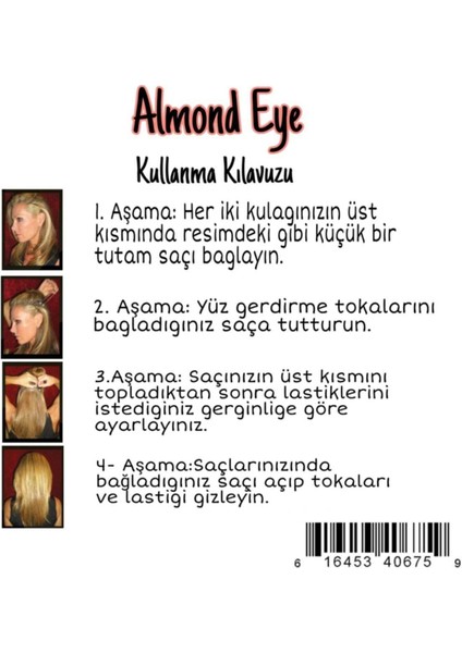 Almond Eye Bella Hadid Yüz-Kaş Gerdirme Aparatı 09861 fiyatları