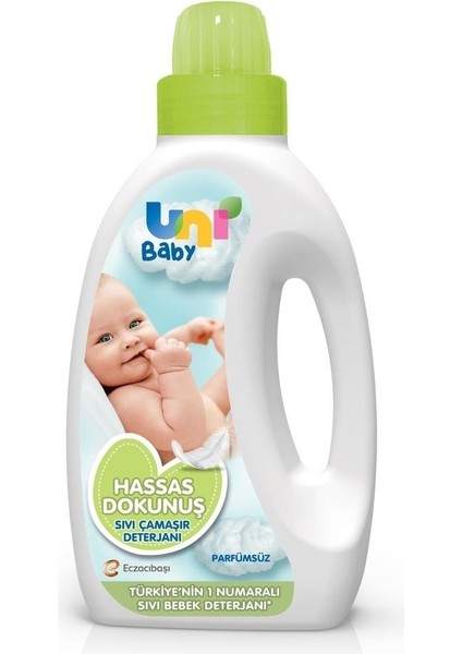 Uni Baby Hassas Dokunuş Sıvı Çamaşır Deterjanı 1500 ml 2'li Set