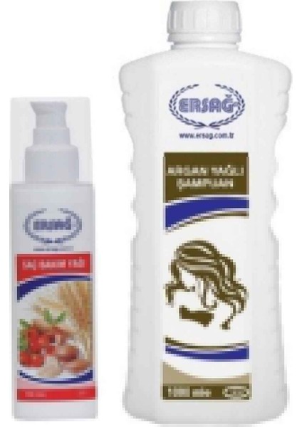 Argan Yağlı Şampuan 1000 Ml+ Saç Bakım Yağı 100 ml