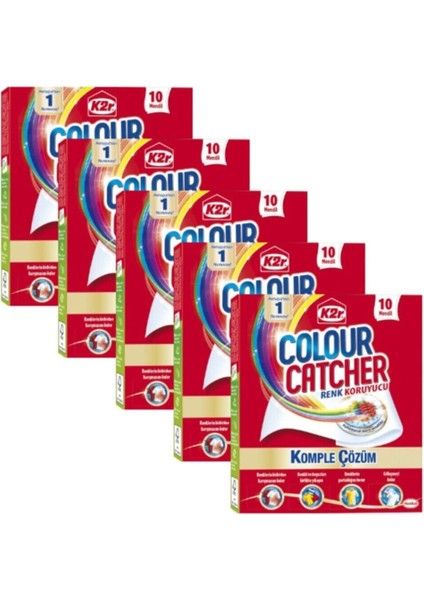 Colour Catcher Renk Koruyucu Mendil 10'lu 5 Pake