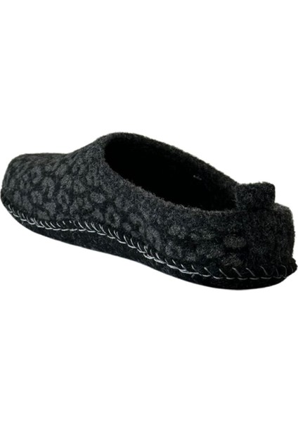 15525 Siyah Kadın Sessiz Taban Ev İçi Terlik modelleri