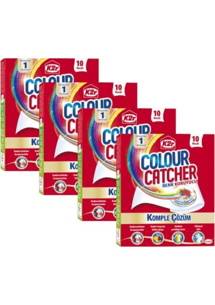 Colour Catcher Renk Koruyucu Mendil 10'lu 4 Pake