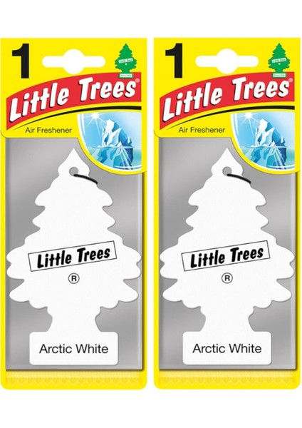 Little Treens Little Trees Kutup Beyazı Arctic White Oto Kokusu 2 Adet
