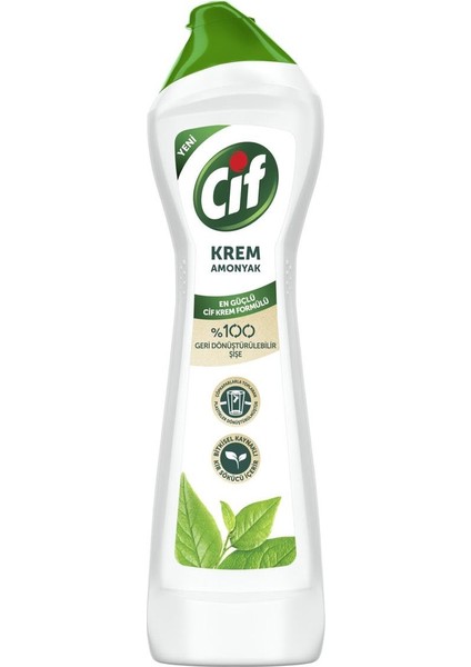 Krem Yüzey Temizleyici Amonyak 500 ml Cif Krem Amonyak 500 ml