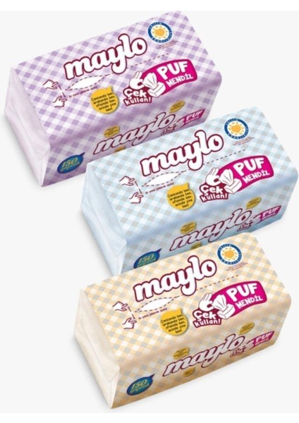 Puf Mendil Kış Serisi 150 Yaprak