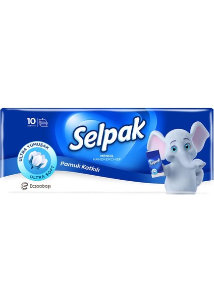 Mendil Cep Klasik 10'lu 4 Adet