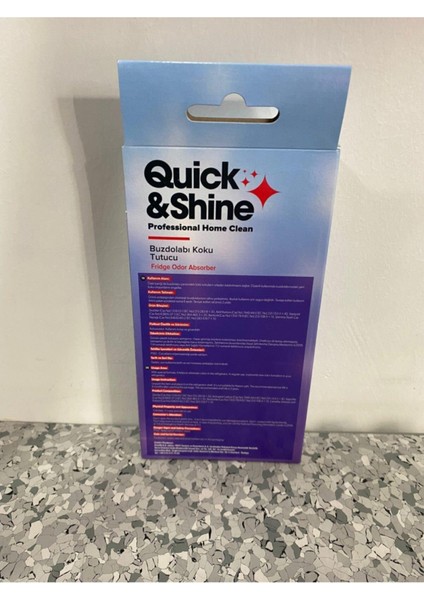 Quick&shine Quick & Shine Buzdolabı Koku Tutucu