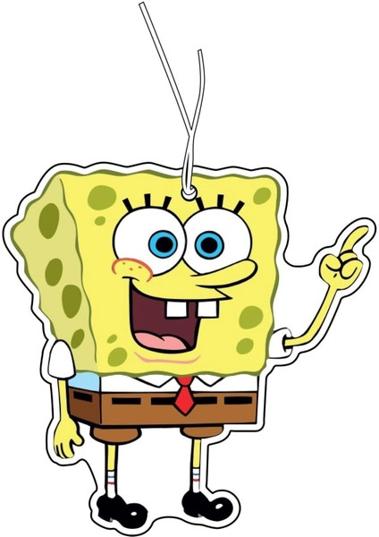 Süngerbob Kareşort Tasarımlı Dekoratif Oto Kokusu ve Aksesuarı