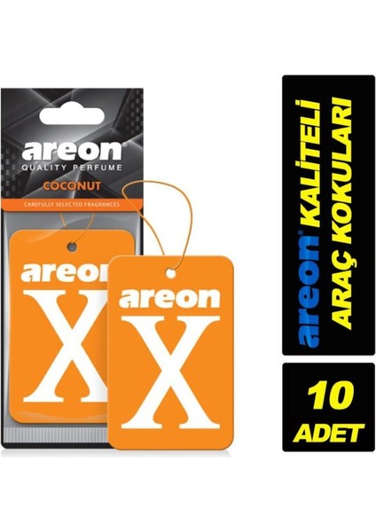 x Coconut ''10 Adet'' 'kaliteli Araç Kokusu'