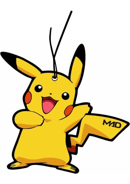 Cartoon Pikachu Tasarımlı Premium Oto Araç Kokusu